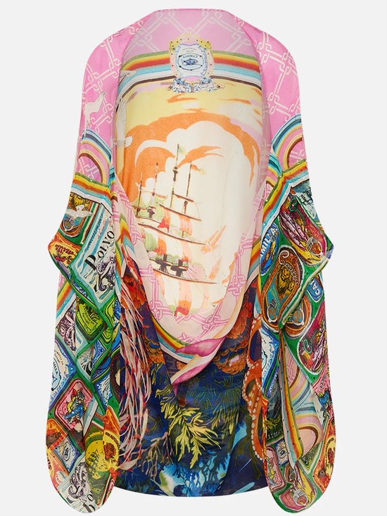 Camilla Other - Camilla Silk Shrug Salty Splendour